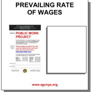 AGC NYS Prevailing Rates Poster